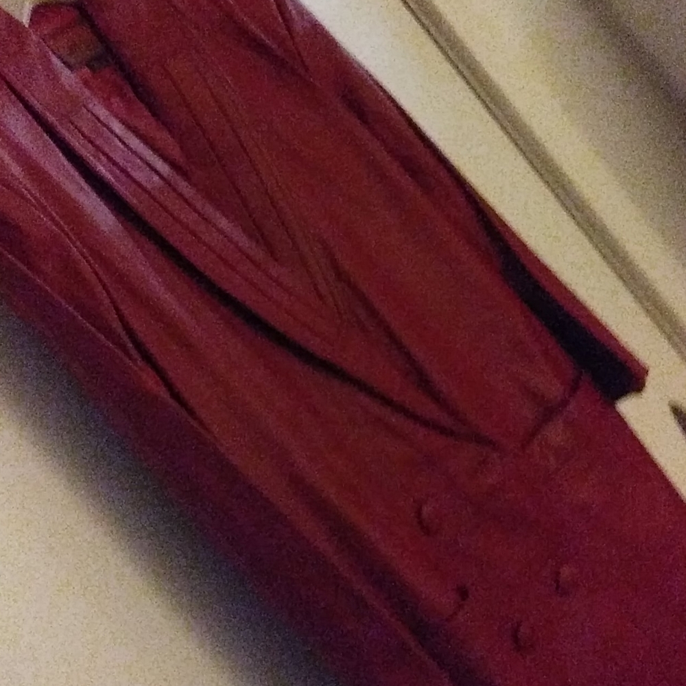 Brand new full length ladies leather jacket